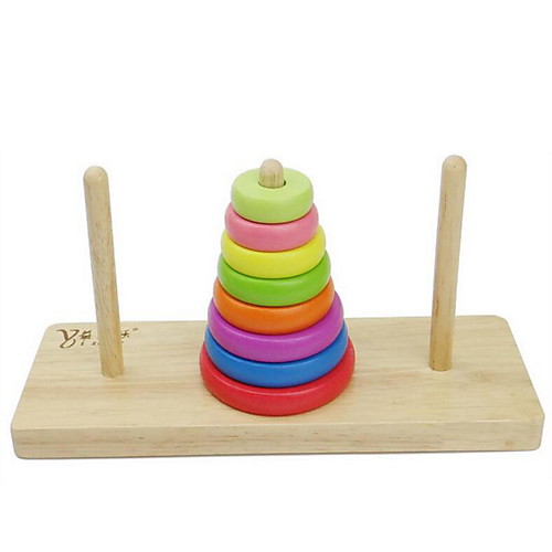 

Tower of Hanoi Building Blocks Educational Toy compatible Wooden Legoing Classic Fun & Whimsical Boys' Girls' Toy Gift / Kid's