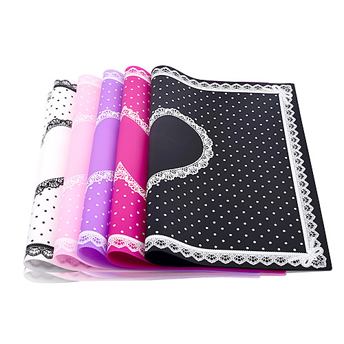 

beauty-care-pro-nail-art-equipment-advanced-silicone-table-mat-pad-cute-point-lace-silicone-foldable-washable-salon-manicure