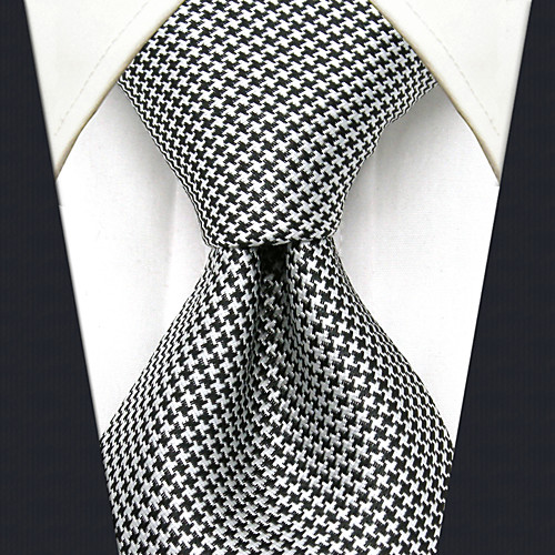 

Men's Party / Work / Basic Necktie - Color Block / Houndstooth / Jacquard Basic