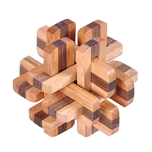 

Jigsaw Puzzle Wooden Puzzle IQ Brain Teaser Kong Ming Lock Luban Lock Wooden Model IQ Test Wooden Adults' Toy Gift