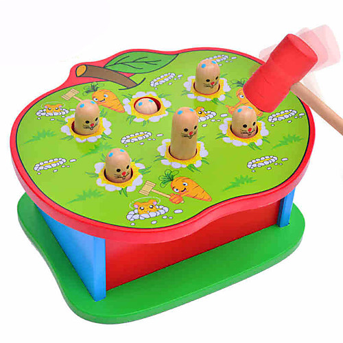 

1 pcs Gopher Game Whac-a-mole Wood Fun Parent-Child Interaction Kid's Toys Gifts