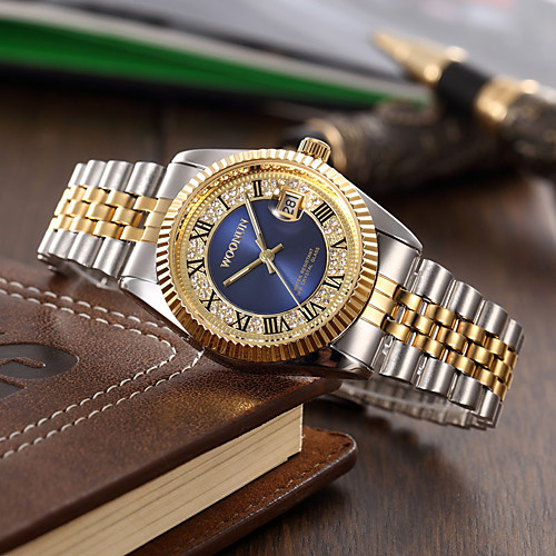 

Men's Wrist Watch Analog Quartz Charm Imitation Diamond