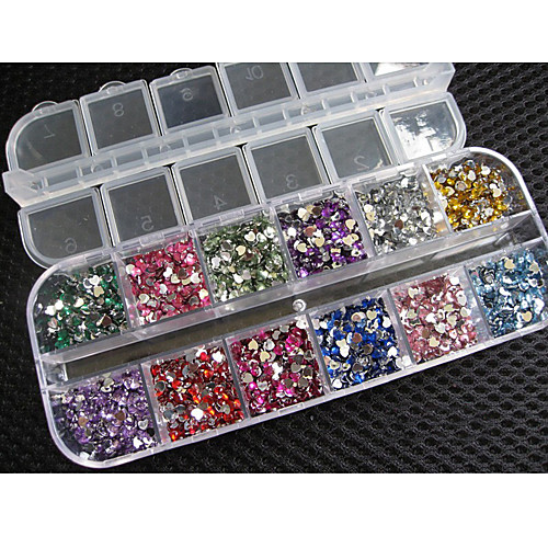 

3000 pcs Acrylic Rhinestones For nail art Manicure Pedicure Daily Glitters / Fashion