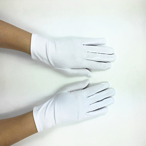 

Elastic Satin / Polyester Wrist Length Glove Classical / Bridal Gloves / Party / Evening Gloves With Solid