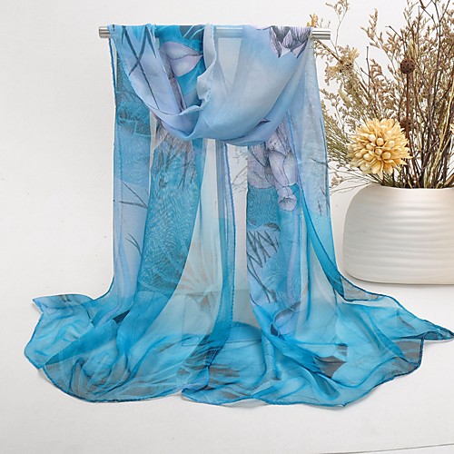 

Women's Party Chiffon / Polyester Rectangle Scarf / Cute
