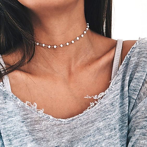 

Women's Pearl Choker Necklace Single Strand Basic Imitation Pearl Alloy White Black Necklace Jewelry For Christmas Gifts Wedding Party Special Occasion Birthday Congratulations