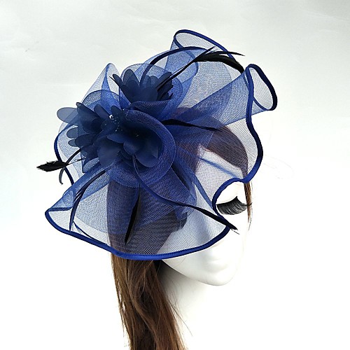 

Tulle / Feather / Net Kentucky Derby Hat / Fascinators / Hats with 1 Wedding / Special Occasion / Tea Party Headpiece