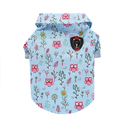 

Cat Dog Shirt / T-Shirt Vest Animal Fashion Casual / Daily Dog Clothes Puppy Clothes Dog Outfits Blue Costume for Girl and Boy Dog Cotton XS S M L XL