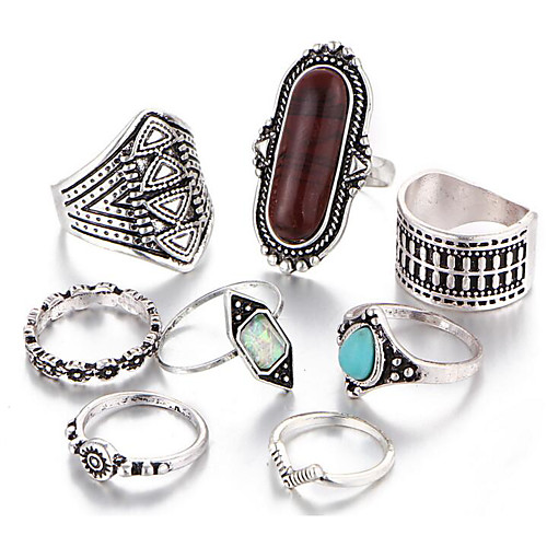 

Women's Ring Gold Black Brown Alloy Ladies Unusual Asian Daily Jewelry