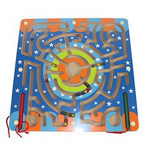 

Wooden Labyrinth Building Blocks Educational Toy Magnetic Maze compatible Wooden Legoing Magnetic Classic Boys' Girls' Toy Gift / Kids / Kid's