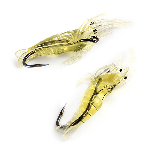 

10 pcs Fishing Lures Soft Bait Best Quality Sinking Bass Trout Pike Sea Fishing Fly Fishing Bait Casting Silicon Carbon Steel / Ice Fishing / Spinning / Jigging Fishing / Freshwater Fishing