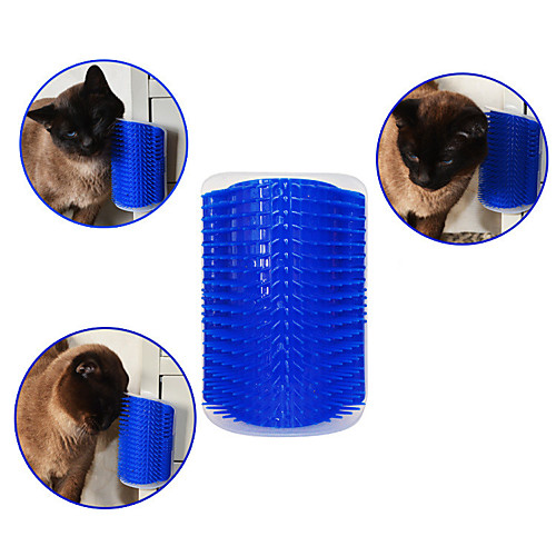 

Cat Dog Brushes Plastic Comb Massage Pet Grooming Supplies Blue