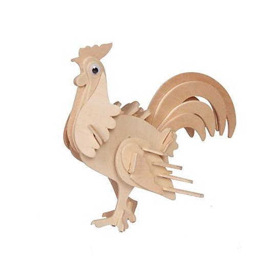 

3D Puzzle Wooden Model Chicken Fun DIY Parent-Child Interaction Wood Classic Kid's Boys' Girls' Toy Gift