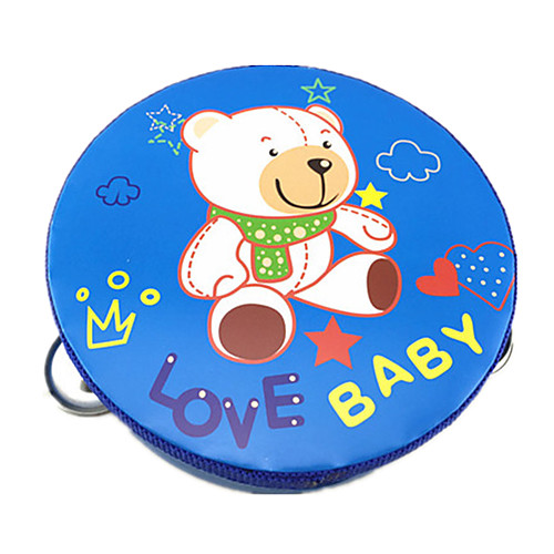 

Tambourine Baby Music Toy Musical Instruments Drum Set Large Size Wooden For Kid's Boys' Girls'