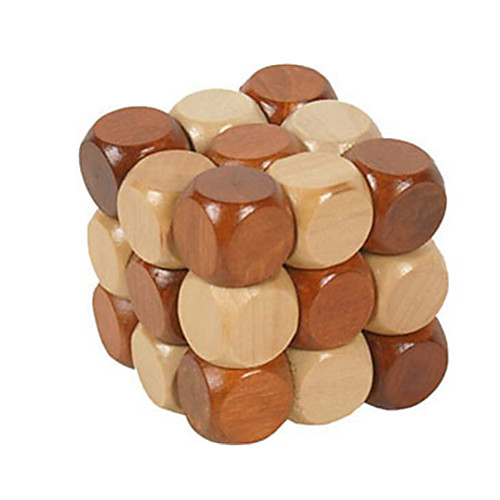 

Jigsaw Puzzle Wooden Puzzle IQ Brain Teaser Luban Lock Wooden Model IQ Test Wooden Adults' Toy Gift