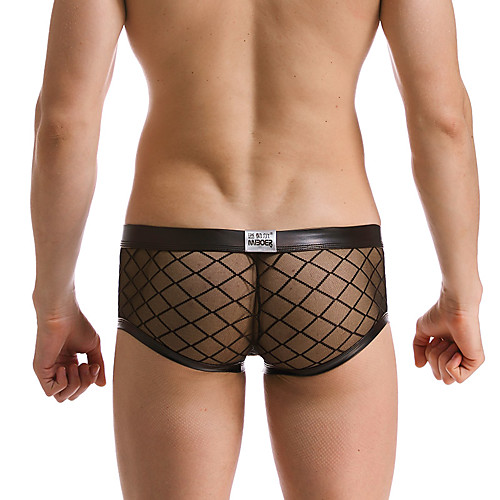 

Men's 1 Piece Ultra Sexy Panty Solid Colored Black M L XL