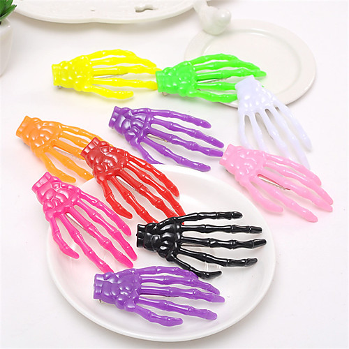 

Hand Bone Hairpin Claw and Skeleton Claw and Skull With the Color of the Japanese Original Night Hair Ornament 10pcs