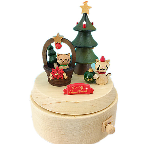 

Music Box Toys Square Wood Pieces Unisex Gift