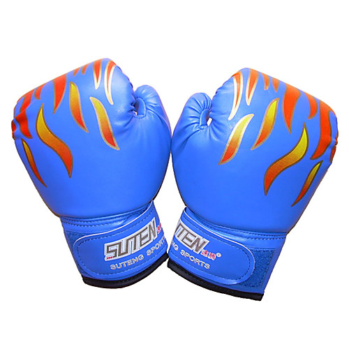 

Boxing Bag Gloves Boxing Training Gloves Boxing Gloves For Boxing Mixed Martial Arts (MMA) Full Finger Gloves Protective Leather Kid's Men's - Black Red Blue SUTEN