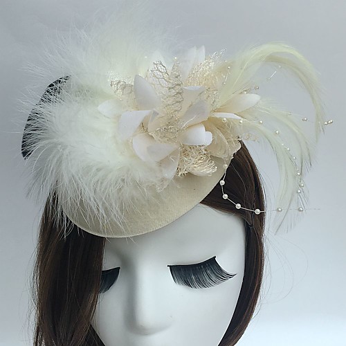 

Fascinators / Hats / Headwear with Floral 1pc Special Occasion / Tea Party / Horse Race Headpiece
