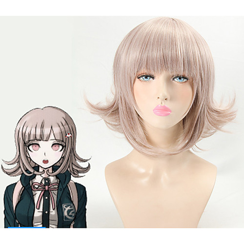 

Synthetic Wig Cosplay Wig Wavy Wavy Wig Short Grey Synthetic Hair Women's Gray