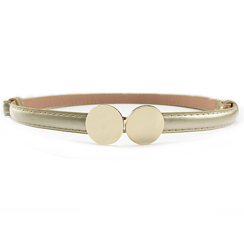 

Women's Dress Belt Buckle - Solid Colored Fashion