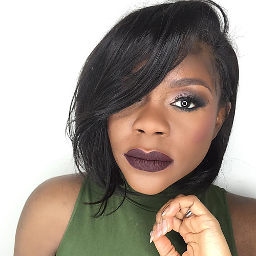 

8 12 short bob wigs with baby hair glueless lace front human hair wigs brazilian 100 human hair 130 density short lace front wigs natural color