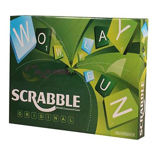 

1 pcs Board Game Scrabble Plastic Professional Classic English Kid's Adults' Toys Gifts