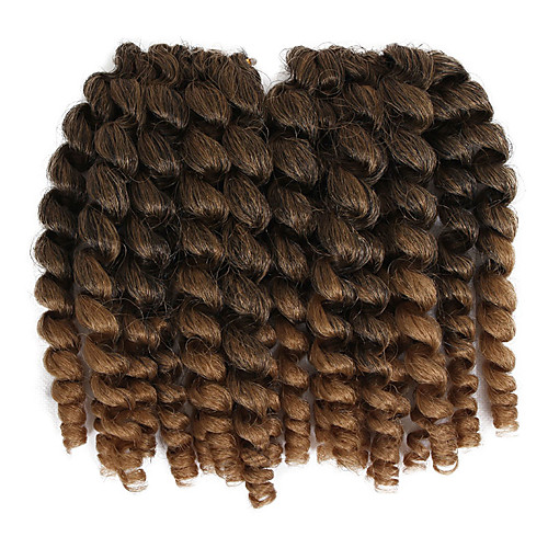 

Crochet Hair Braids Spring Twists Box Braids Ombre Synthetic Hair Braiding Hair 20 Roots / Pack / There are 20 roots in one piece. Normally 5-9 pieces are enough for a full head.