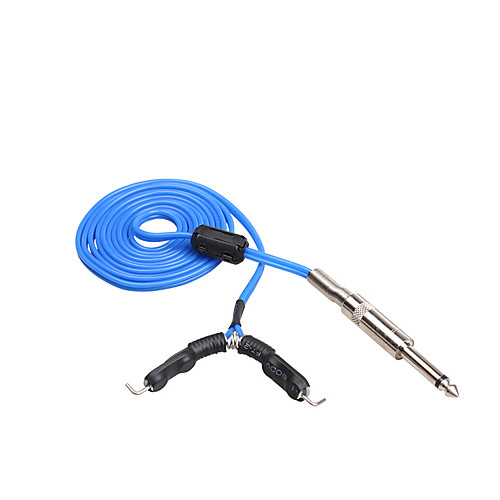 

Professional 1.8m Tattoo Clip Cord Blue Color Silicone Tattoo Power Supply
