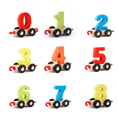 

Muwanzi Building Blocks Math Toy Train compatible Wooden Legoing Boys' Toy Gift / Kid's