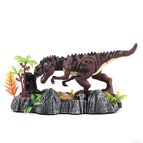

Dragon & Dinosaur Toy Dinosaur Figure Triceratops Jurassic Dinosaur Tyrannosaurus Rex with Sound Sensor Electric Plastic Kid's