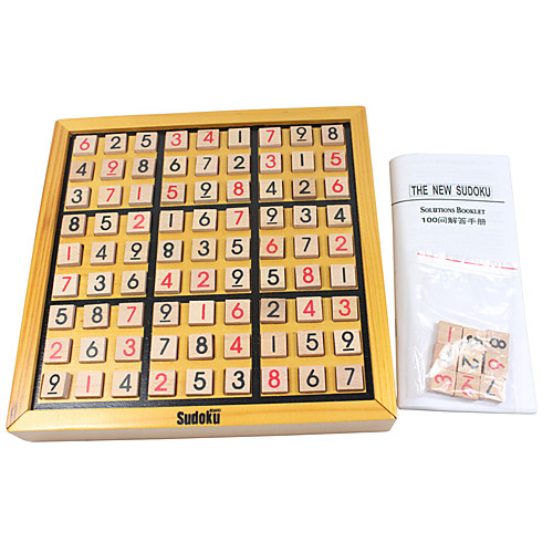 

Chess Game Sudoku Puzzles Square Wooden Unisex Gift