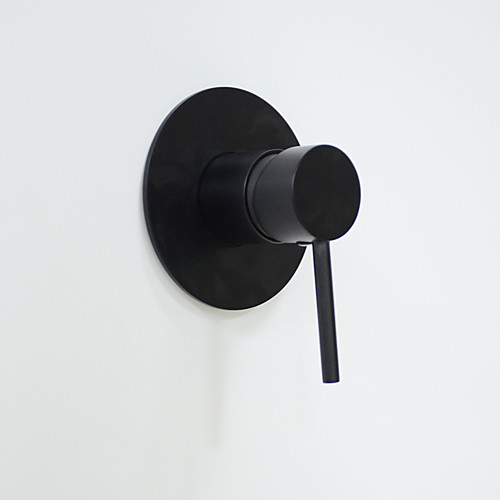 

Shower Faucet Oil-rubbed Bronze Wall Mounted Ceramic Valve Bath Shower Mixer Taps / Brass