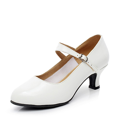 

Women's Modern Shoes Heel Customized Heel White Buckle