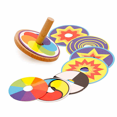 

Spinning Top Stress and Anxiety Relief Office Desk Toys Kid's Boys' Girls' Wooden