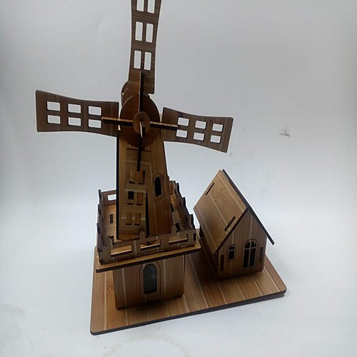 

3D Puzzle Jigsaw Puzzle Windmill Windmill Famous buildings House Wooden Kid's Unisex Boys' Toy Gift