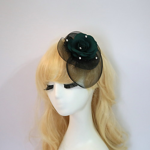 

Gemstone & Crystal / Tulle / Resin Fascinators / Flowers / Hats with Crystal / Feather 1 Wedding / Special Occasion / Halloween Headpiece