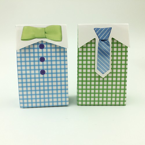 

Card Paper Favor Holder with Pattern Gift Boxes - 50