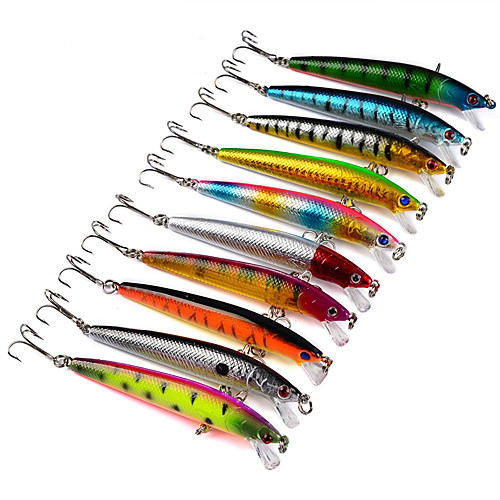 

10 Pcs Road Sub-hard Bait 9.5cm Road Sub-fish Bait Mino Bait