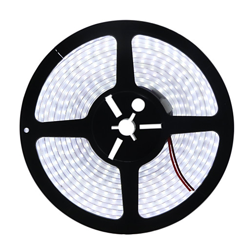 

5m LED Light Strips Waterproof Tiktok Lights 600 LEDs 5050 SMD 10mm Warm White / White Flexible 12 V 1pc