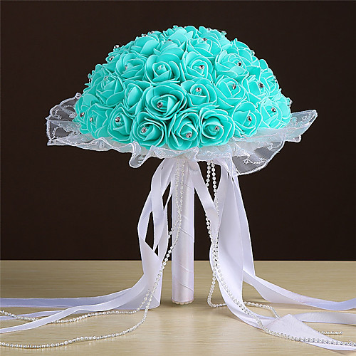 

Wedding Flowers Bouquets Wedding Satin 9.84(Approx.25cm)