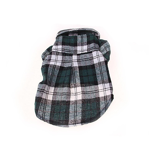 

Dog Shirt / T-Shirt Plaid / Check Casual / Daily Dog Clothes Puppy Clothes Dog Outfits Red Blue Green Costume for Girl and Boy Dog Cotton XS S M L XL