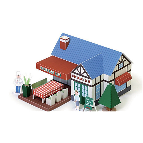 

3D Puzzle Paper Model Model Building Kit Famous buildings House Lovely DIY Classic Unisex Toy Gift