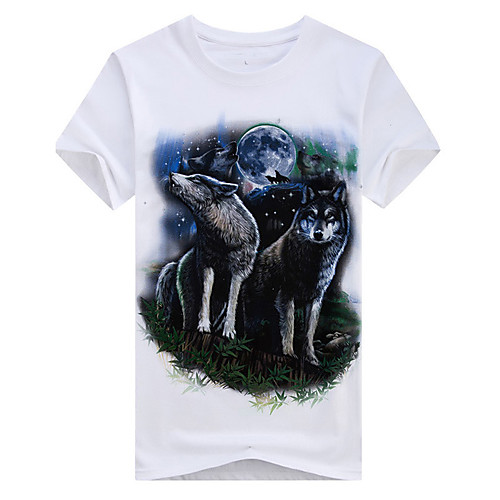 

Men's T shirt Solid Colored Plus Size Print Short Sleeve Daily Tops Cotton White Black Blue