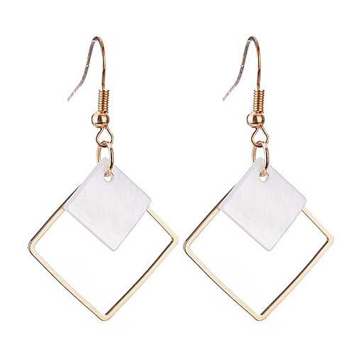 

Women's Drop Earrings Personalized Geometric Dangling Classic Bohemian Simple Style Silver Plated Gold Plated Earrings Jewelry Gold / Silver For Christmas Christmas Gifts Wedding Party Special