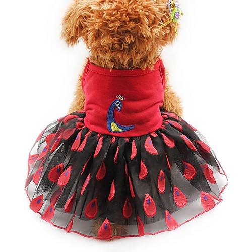 

Cat Dog Dress Tuxedo Puppy Clothes Animal Casual / Daily Wedding Party Dog Clothes Puppy Clothes Dog Outfits Yellow Red Pink Costume for Girl and Boy Dog Chiffon Net Cotton XS S M L XL