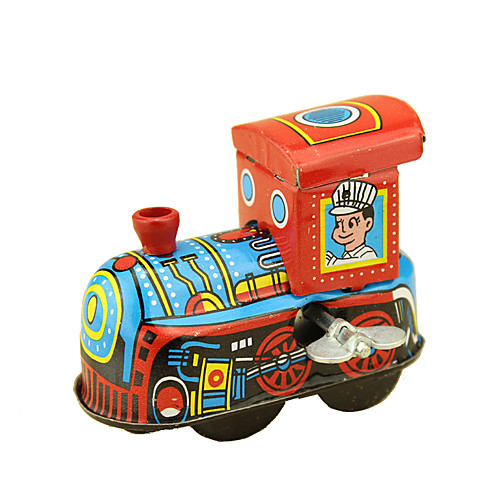 

Toy Car Wind-up Toy Train Retro Train Wrought Iron Iron Vintage Retro Kid's Unisex Toy Gift