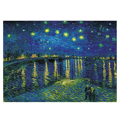 

1000 pcs Moon Cartoon Star Jigsaw Puzzle Adult Puzzle Jumbo Wooden Oil Painting Adults' Toy Gift