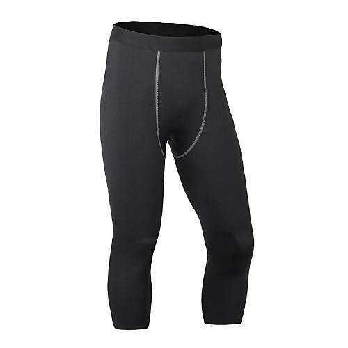 

Men's Running Tights Leggings Compression Pants Athletic Shorts Compression Clothing Leggings Elastane Fitness Gym Workout Exercise Lightweight Breathable Quick Dry Sport White Black Red Blue Fruit